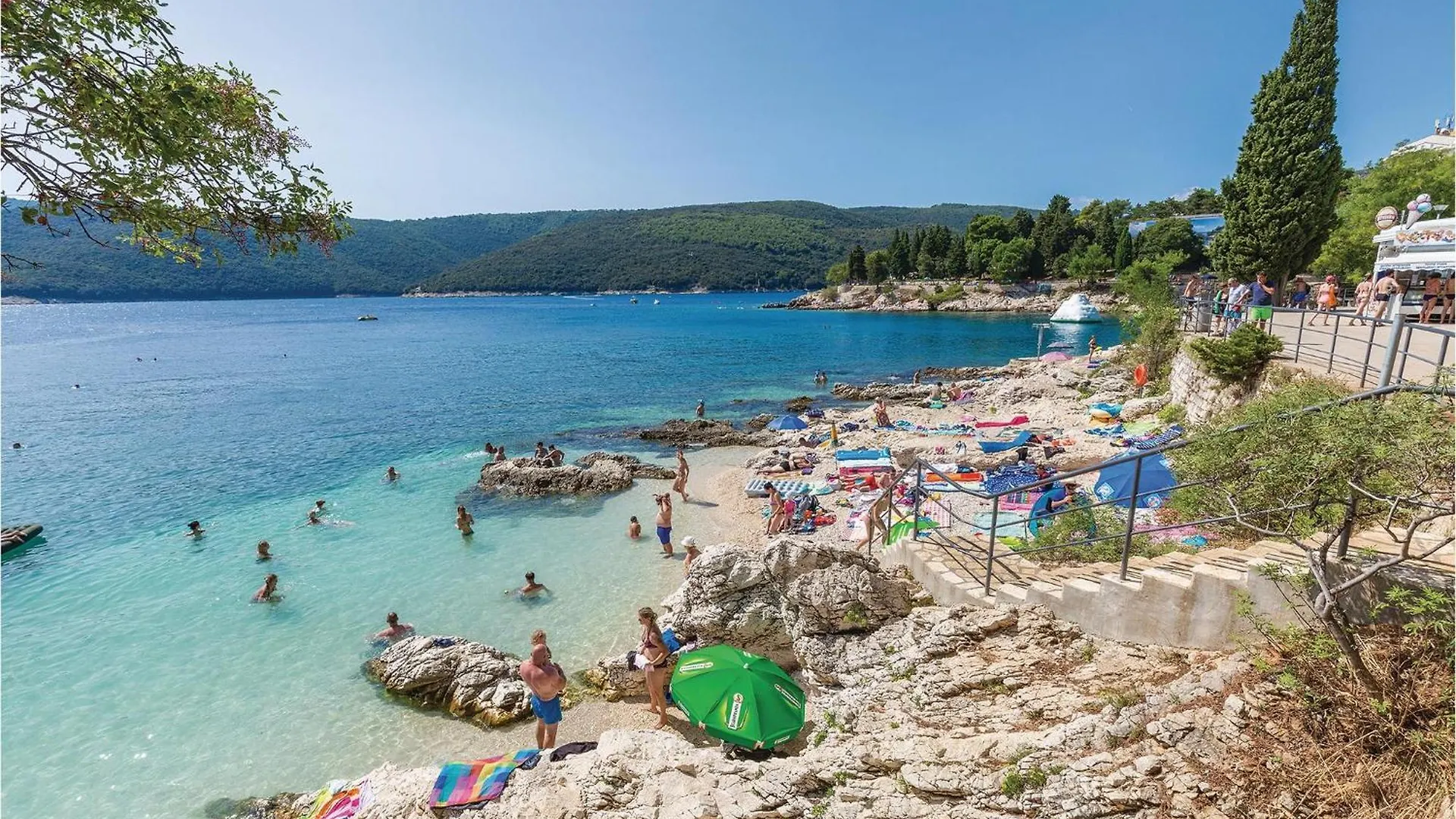 Awesome Apartment In Rabac With House Sea View