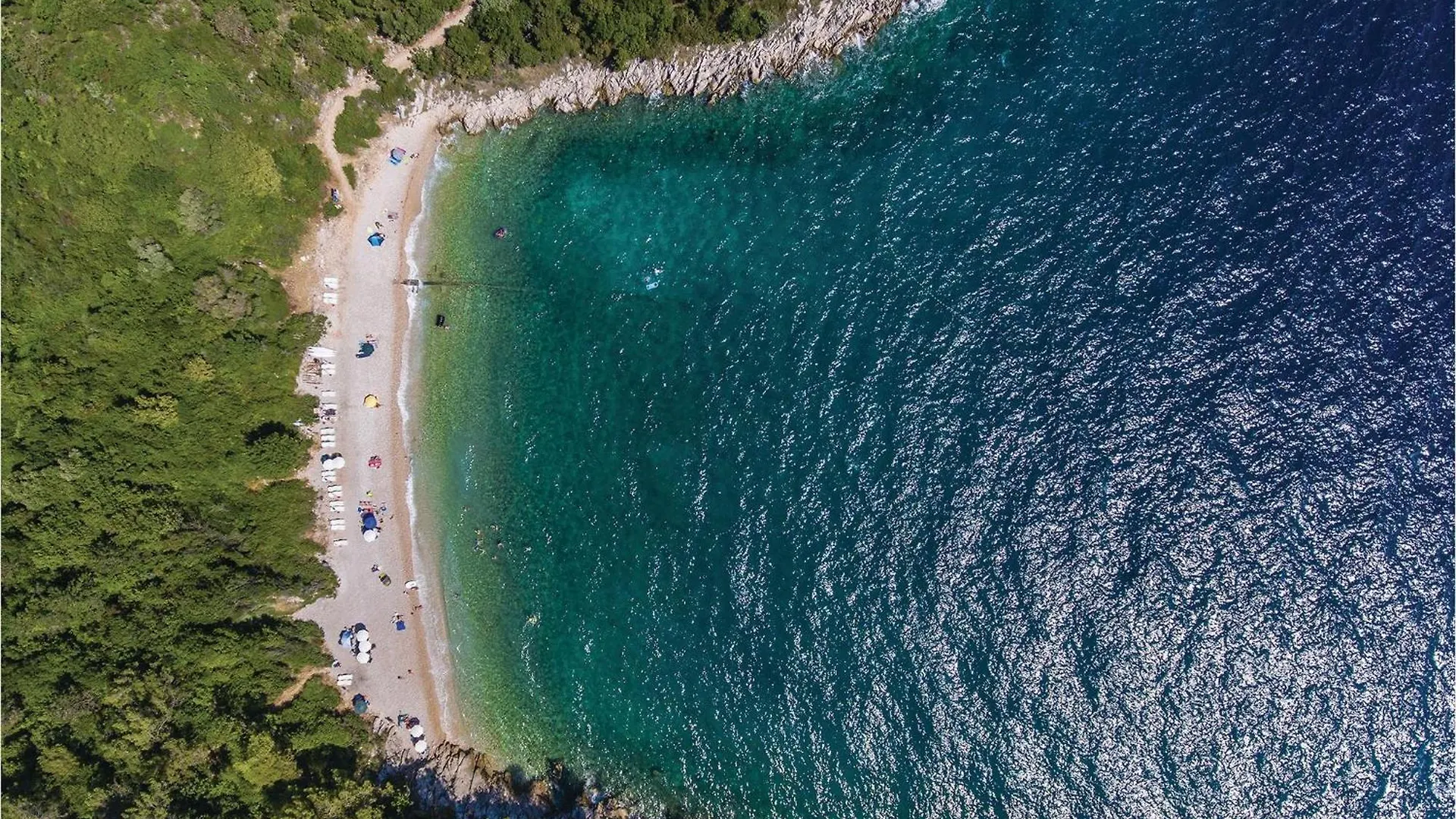 Awesome Apartment In Rabac With House Sea View 0*,
