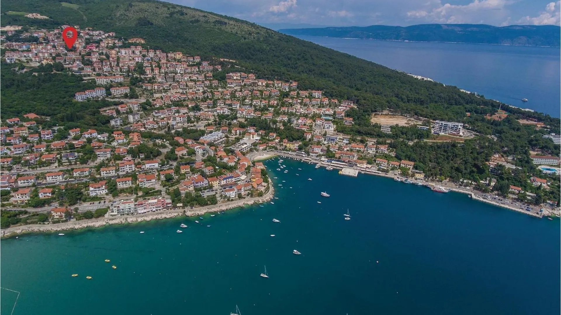 Awesome Apartment In Rabac With House Sea View